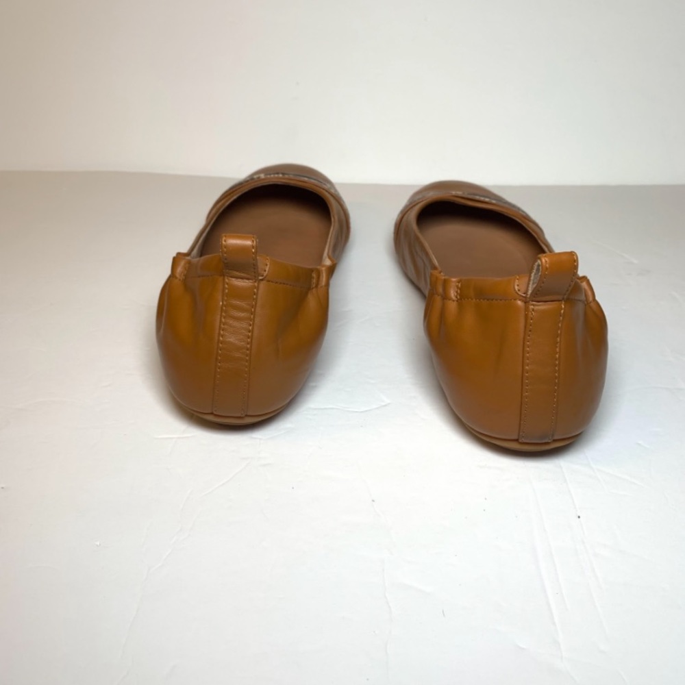FitFlop Allegro Snake-Bangle Leather Ballet Flats Brown w/ Snakeskin Detail Sz 9 - Picture 5 of 10